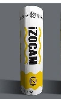 İzocam Camyünü Alüminyum Folyolu Çatı Şiltesi 10 cm. T-400   [9,60 m2/Rulo]