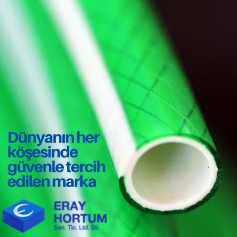 ERAY Çift Katlı Örgülü Bahçe Sulama Hortumu 1/2'' [Yarım Parmak]