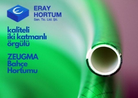 ERAY Çift Katlı Örgülü Bahçe Sulama Hortumu 1/2'' [Yarım Parmak]