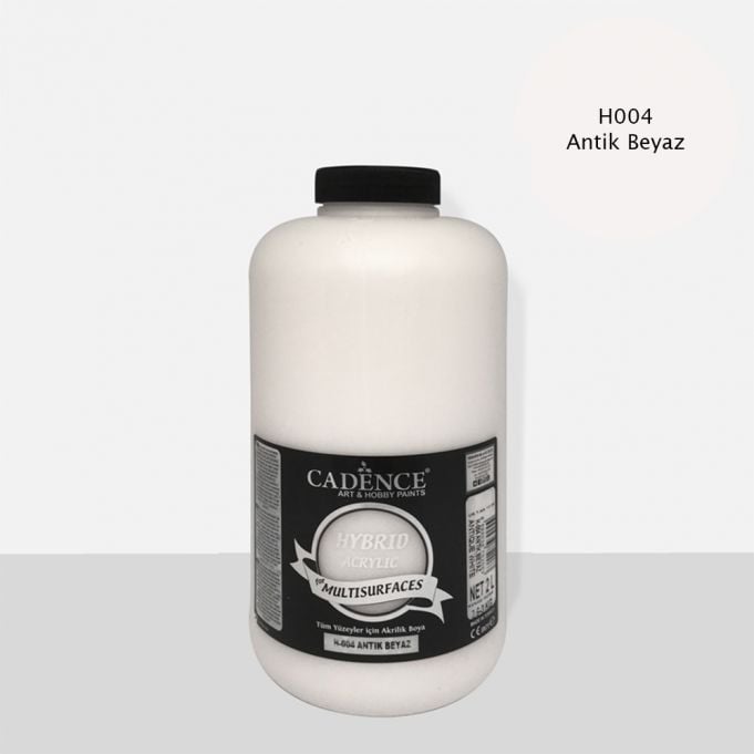 Cadence 2000 ml Hybrid Akrilik Multisurfaces Boya - Antik Beyaz [H004]