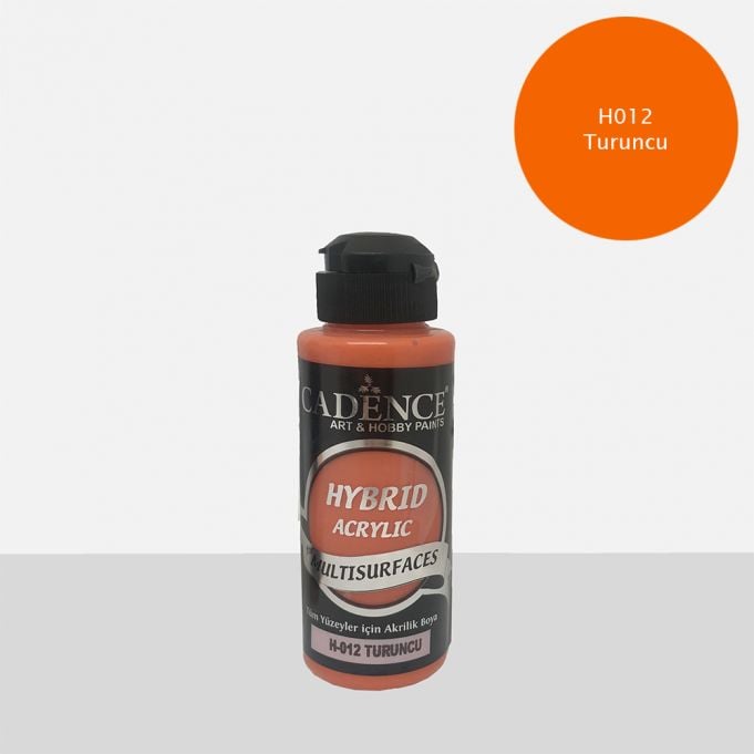 Cadence 120 ml Hybrid Akrilik Multisurfaces Boya - Turuncu [H012]