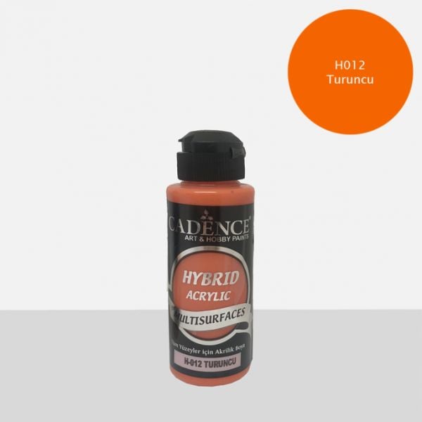 Cadence 120 ml Hybrid Akrilik Multisurfaces Boya - Turuncu [H012]