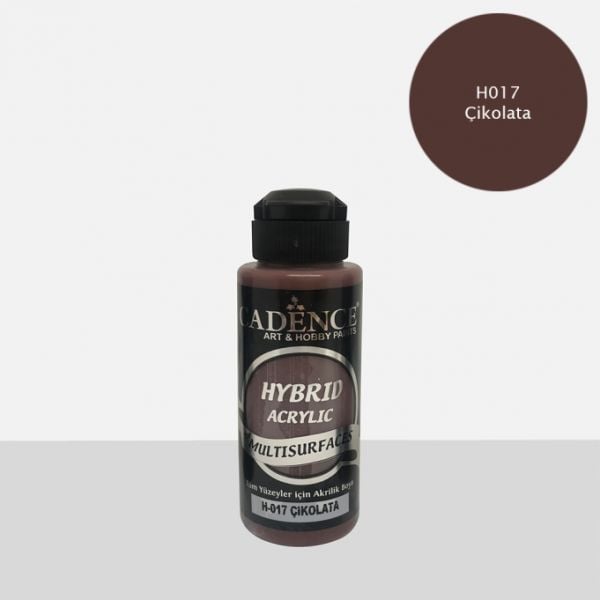 Cadence 120 ml Hybrid Akrilik Multisurfaces Boya - Çikolata [H017]