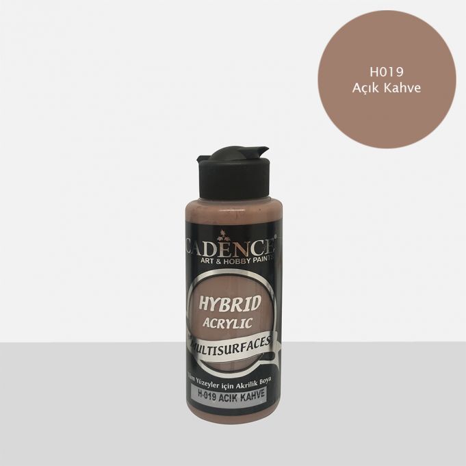 Cadence 120 ml Hybrid Akrilik Multisurfaces Boya - Açık Kahve [H019]
