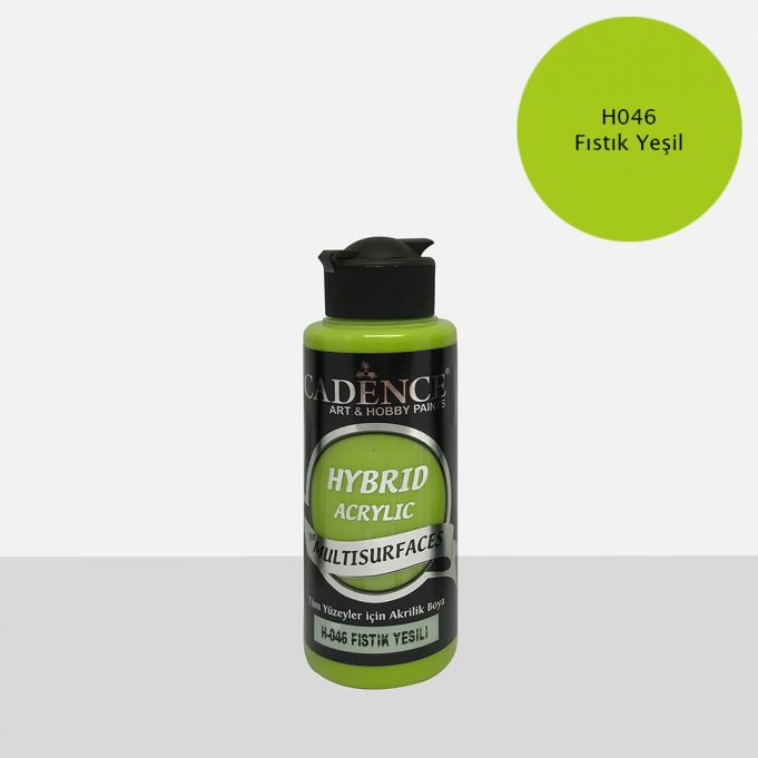 Cadence 120 ml Hybrid Akrilik Multisurfaces Boya - Fıstık Yeşili [H046]