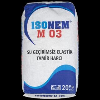ISONEM M 03 20KG SU GEÇİRİMSİZ ELASTİK TAMİR HARCI