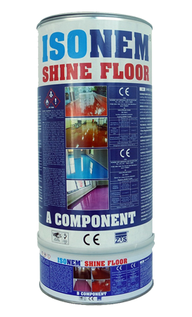 ISONEM SHINE FLOOR 4 + 0,5KG PARLAK VEYA MAT RENKLİ ZEMİN KAPLAMASI