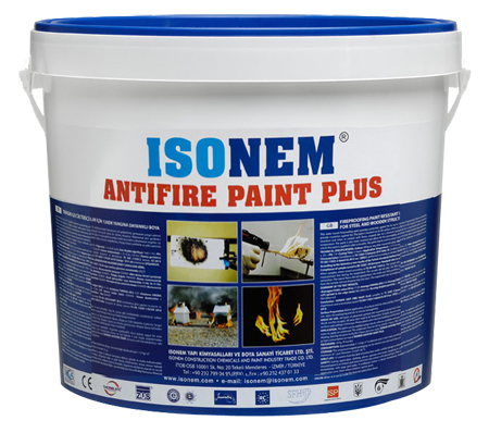 ISONEM ANTIFIRE PAINT PLUS 18 KG ÇELİK , AHŞAP VE BETON YAPILAR İÇİN 120 DK YANGINA DAYANIKLI BOYA