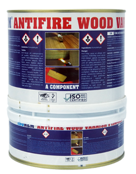 ISONEM ANTI FIRE WOOD VARNISH 1 + 0,5 KG YANGIN GECİKTİRİCİ AHŞAP VERNİĞİ