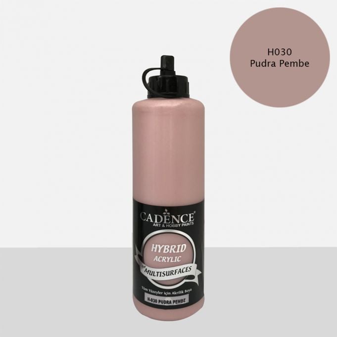 Cadence 500 ml Hybrid Akrilik Multisurfaces Boya - Pudra Pembe [H030]