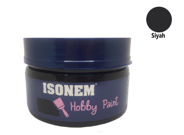 Isonem Hobby Paint Akrilik Boya 350 ml - Siyah