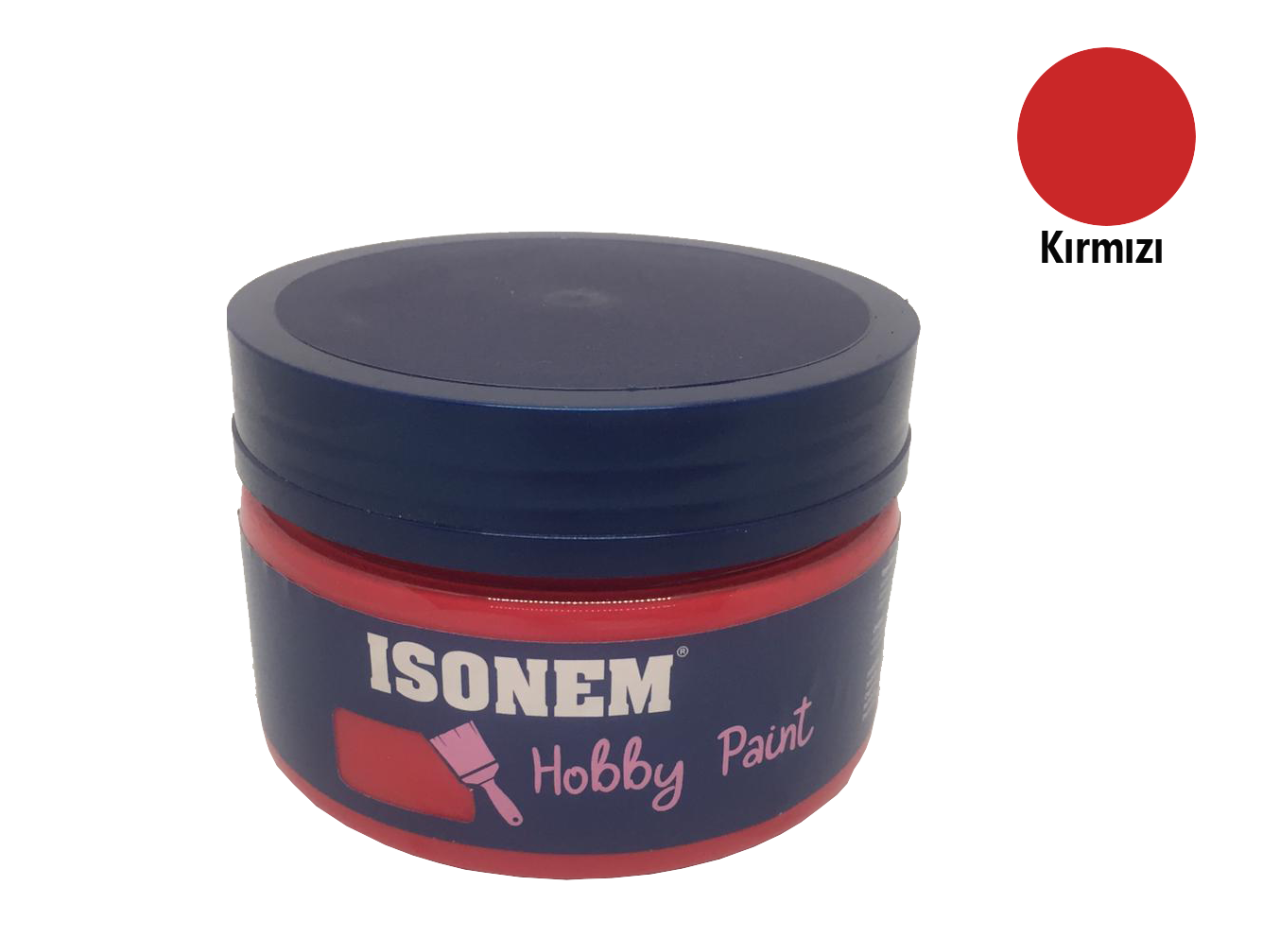 Isonem Hobby Paint Akrilik Boya 350 ml - Kırmızı