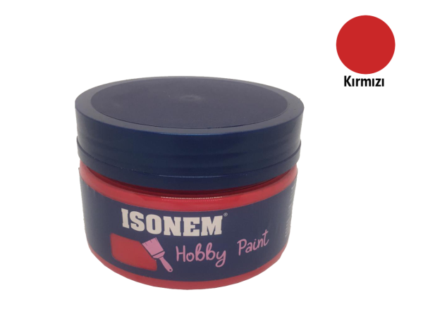 Isonem Hobby Paint Akrilik Boya 350 ml - Kırmızı