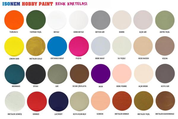 Isonem Hobby Paint Akrilik Boya 350 ml - Limon Sarısı
