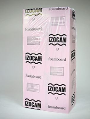 İZOCAM FOAMBOARD 1 cm.XPS PARKE ALTI VE YALITIM LEVHASI [28,80 M2/PKT]