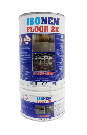 ISONEM FLOOR 2K 2,5 kg (2+0,5 KG) Solventsiz Epoxy Esaslı Kaplama