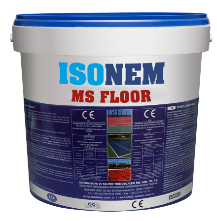 İSONEM MS FLOOR (5-10-18 KG) POLYMER ESASLI ASFALT-BETON ZEMİN KAPLAMASI