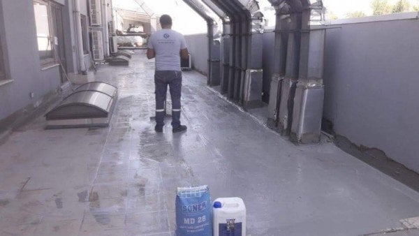 İSONEM MD 28 - Tam Elastik Çimento Esaslı Su İzolasyonu (30 kg set )