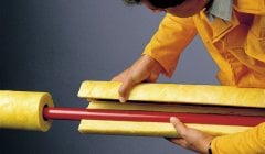 CAMYÜNÜ PREFABRİK ALÜMİNYUM FOLYO KAPLI BORU İZOLASYONU - 120cm/Adet