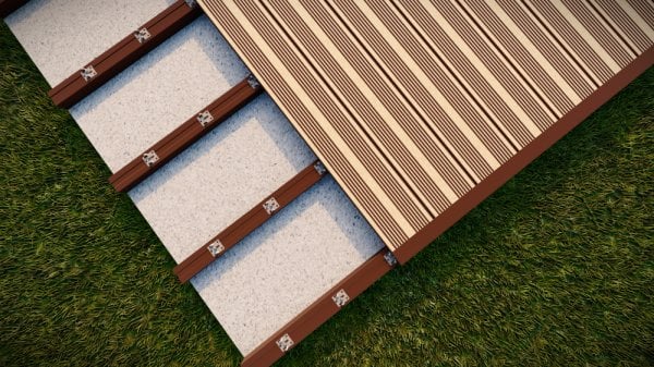 KomWOOD WPC Deck Zemin Kaplama - Pino Deck 20x140mm. 3mt (1 Adet fiyatıdır.)