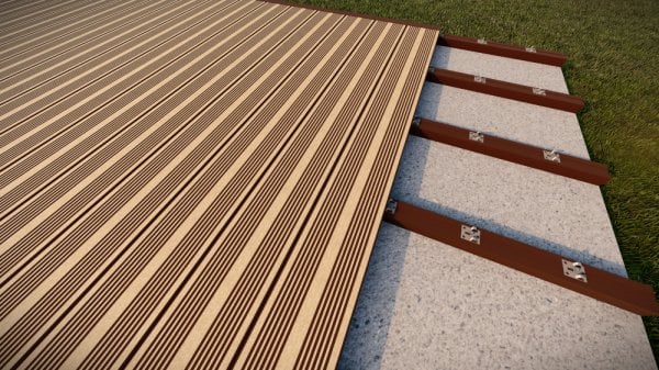 KomWOOD WPC Deck Zemin Kaplama - Pino Deck 20x140mm. 3mt (1 Adet fiyatıdır.)