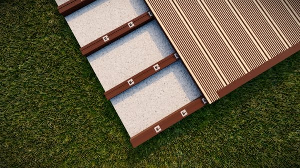 KomWOOD WPC Deck Zemin Kaplama - Solid (Dolu) Deck 20x140 mm. 3mt (1 Adet fiyatıdır.)