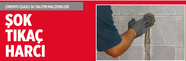 YAPIMİX ÇİMENTO ŞOK TIKAÇ HARCI - 5 KG
